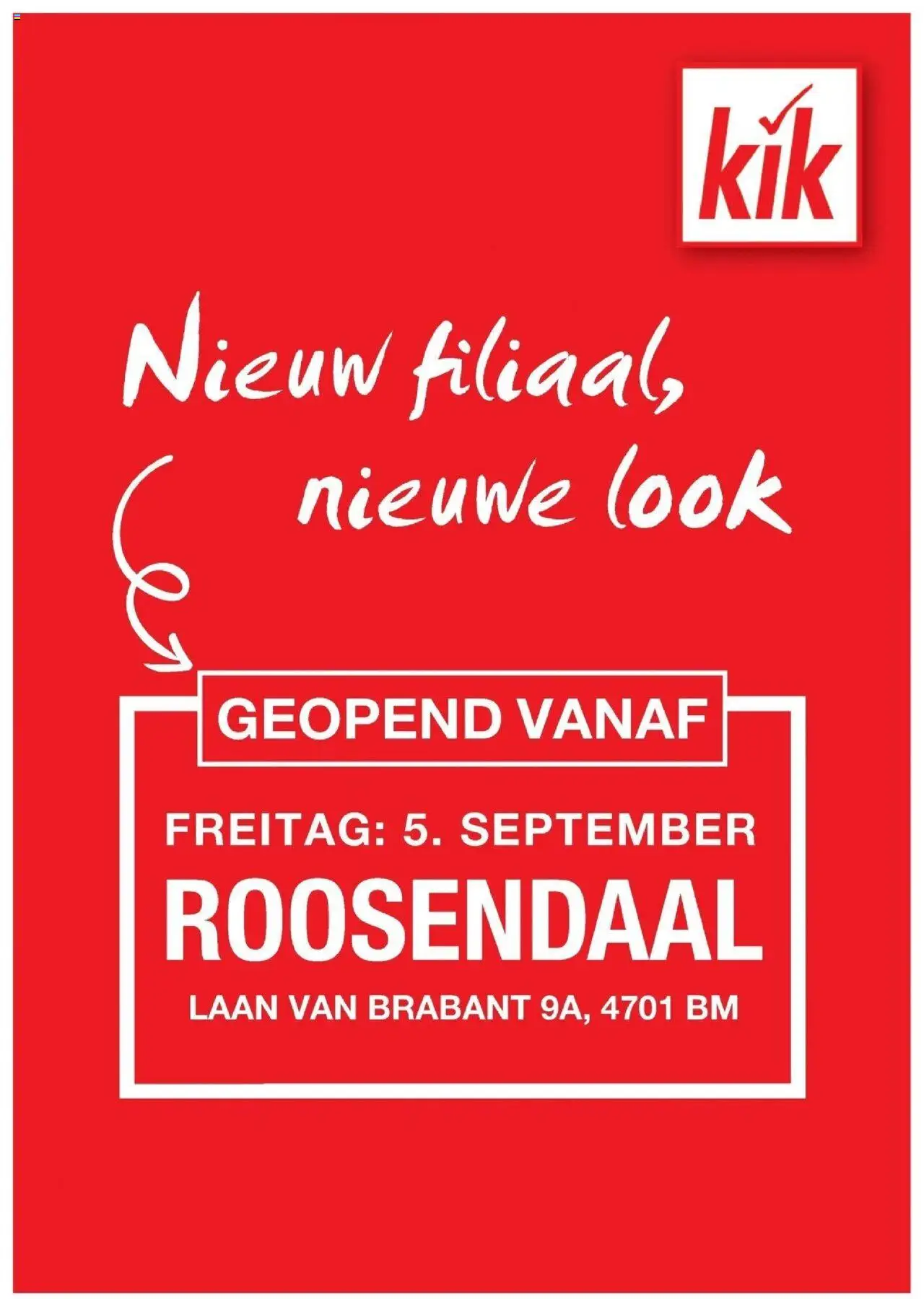 KiK shop KiK folder tot 04.09.2025 geldig vanaf 01-09-2025 - Paginanummer 1