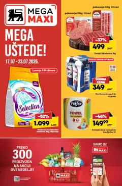 Pregled Mega Maxi kataloga - važi od 17.07.2025