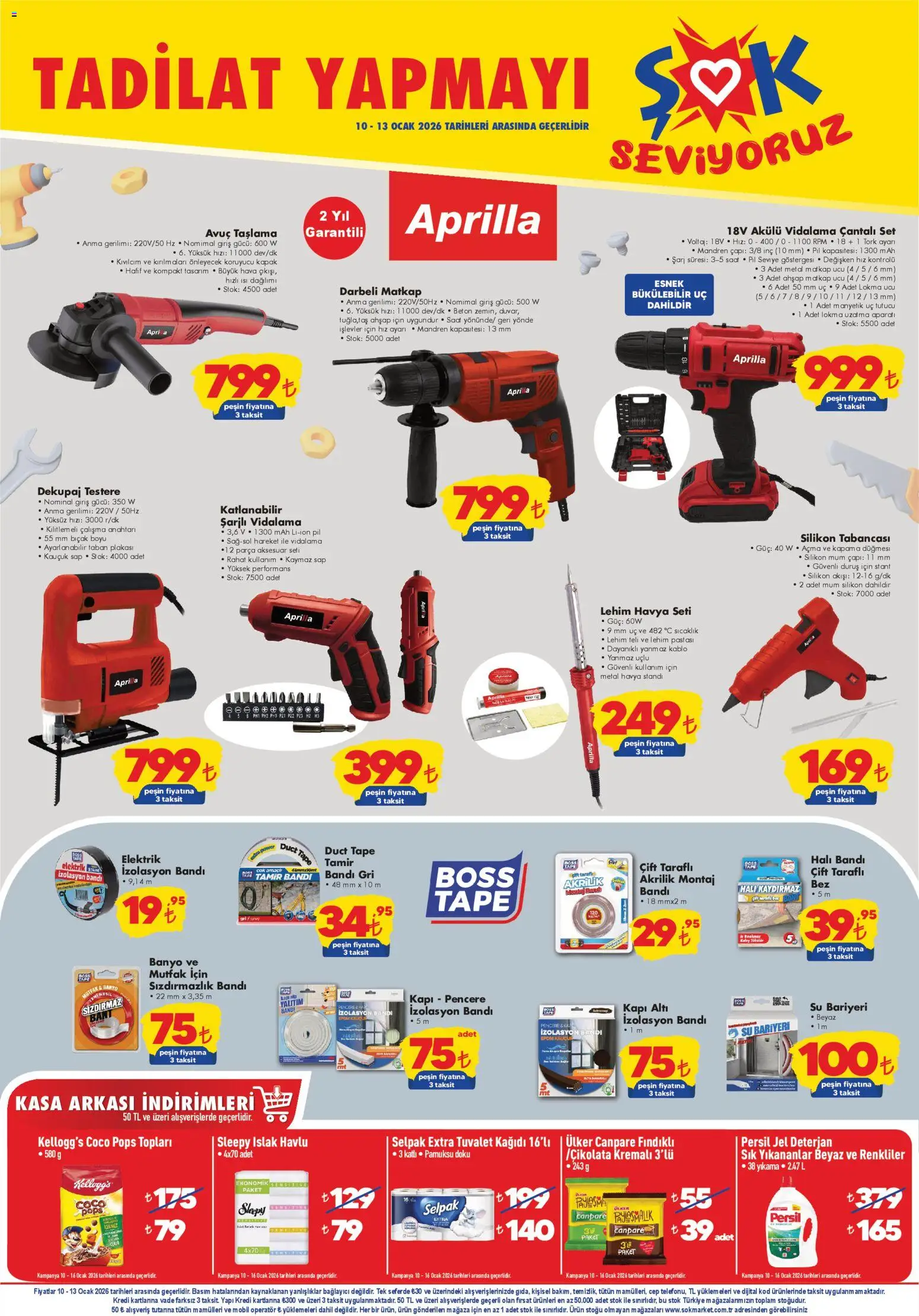 Şok Market Hafta sonu fırsatları 10.01.2026 - Broşürünün önizlemesi