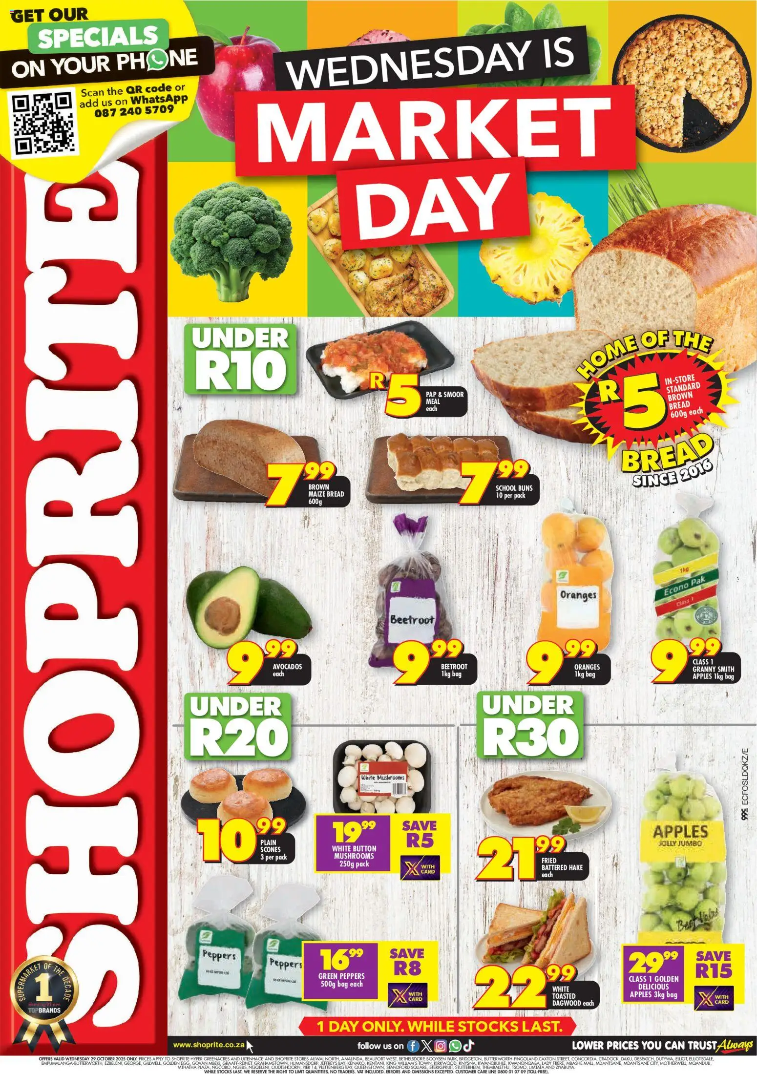 Preview of Shoprite flyer valid from 29/10/2025