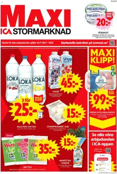Förhandsgranska reklamblad Enköping från butik ICA Maxi gäller från 14/07/2025
