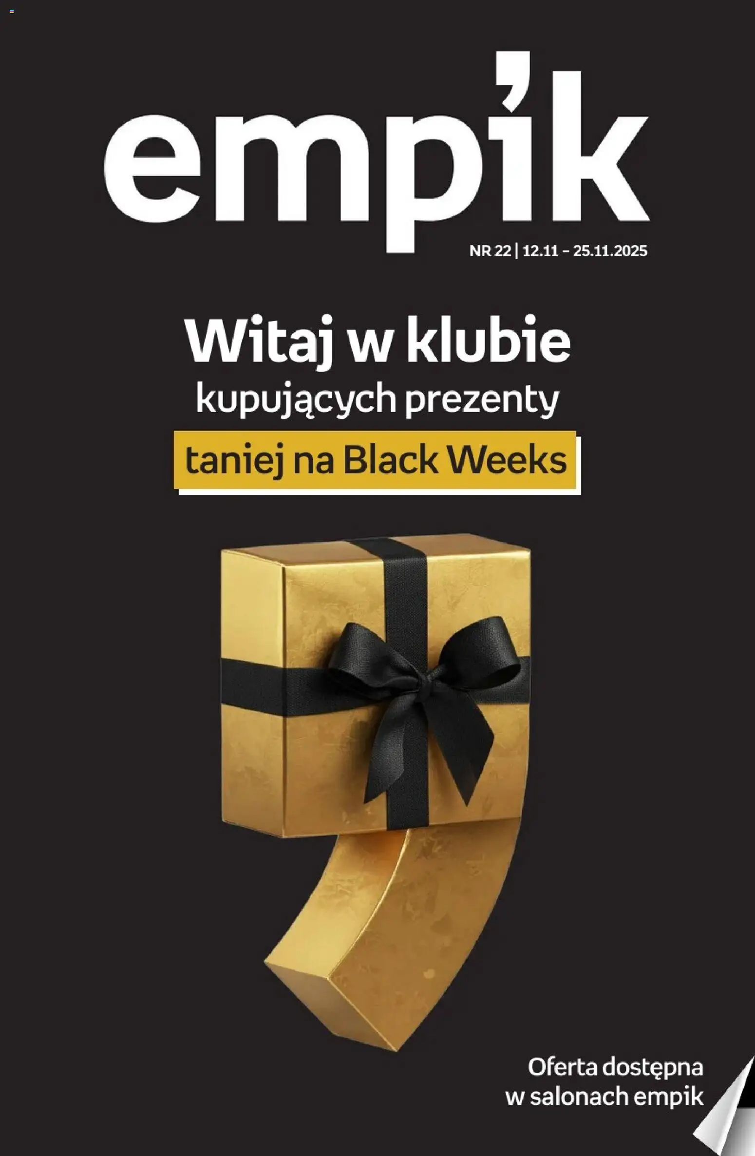 Pogląd gazetki "Black Friday" ze sklepu Empik ważnej od 12.11.2025