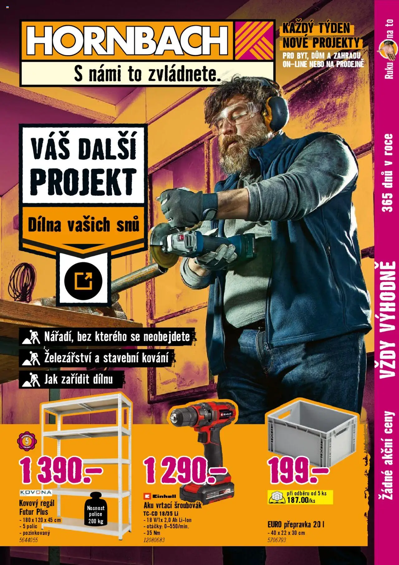  HORNBACH Leták - Dílna vašich snů (08.10.2025 - 22.10.2025)