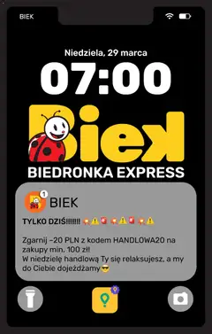 Pogląd gazetki "Biedronka gazetka - BIEK Express" ze sklepu Biedronka ważnej od 29.03.2026