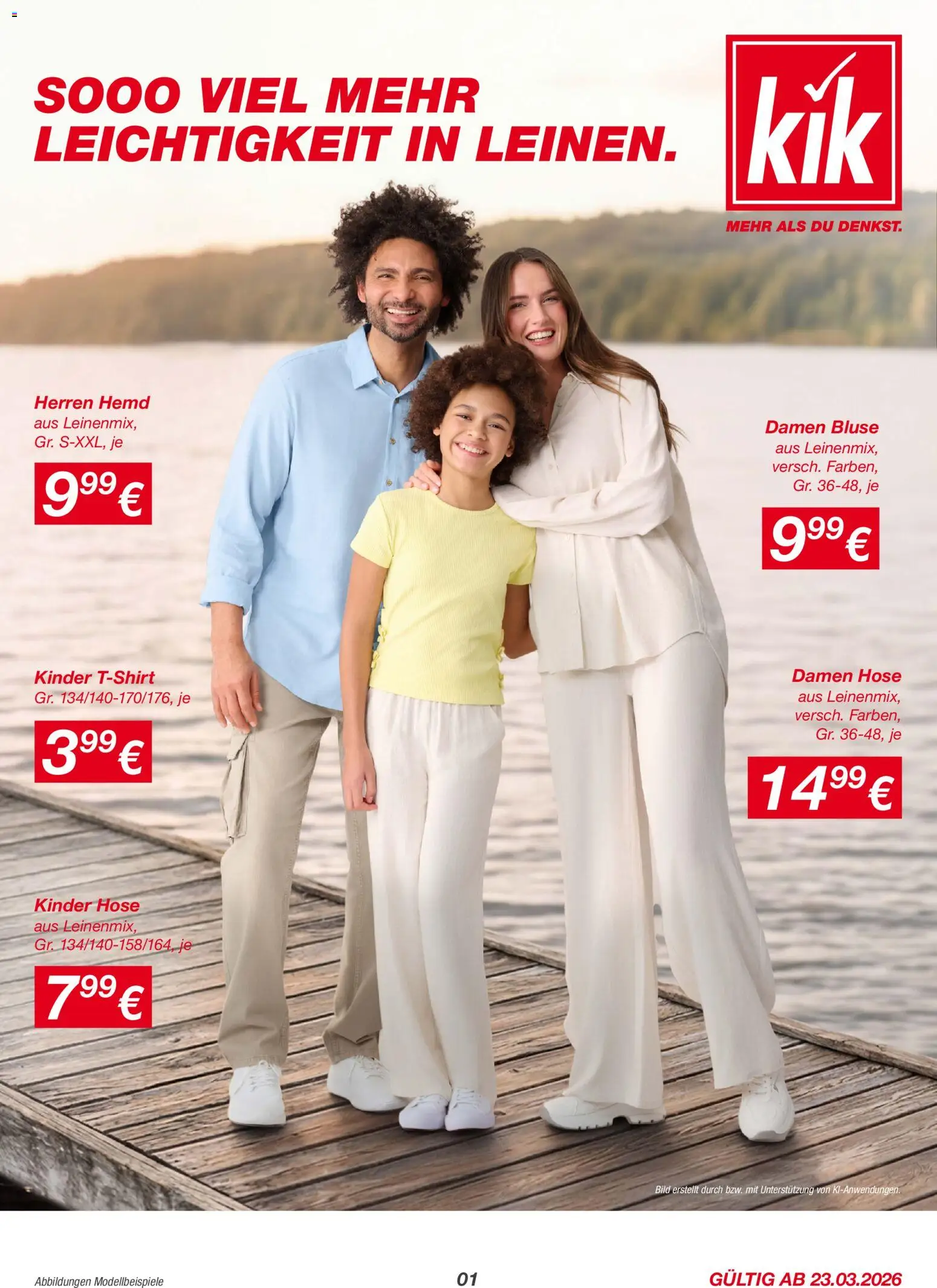 Vorschau von dem Prospekt des Geschäftes Kik, gültig ab dem 23.03.2026