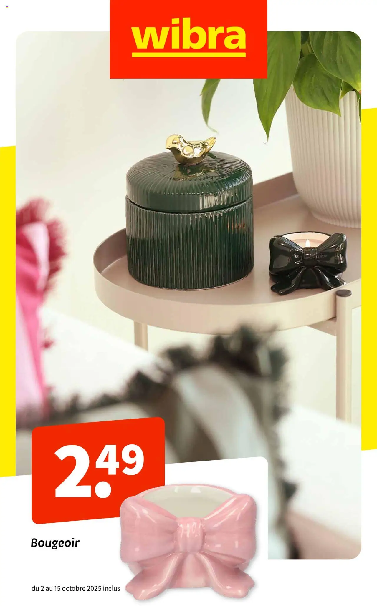 Wibra shop Publicité geldig vanaf 05/10/2025 - Paginanummer 1