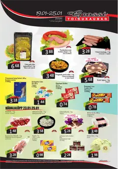 Grossi Toidukaubad kliendilehe eelvaade alates 2026.01.19