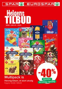 Forhåndsvis Helgens Tilbud fra butikk Spar gyldig fra 06/11/2025