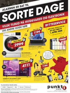 Eksempel på tilbudsavis Black Friday fra butik Punkt1 gyldig fra 10/11/2025
