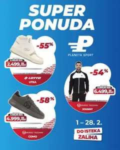 Pregled Planeta Sport kataloga - važi od 01.02.2026