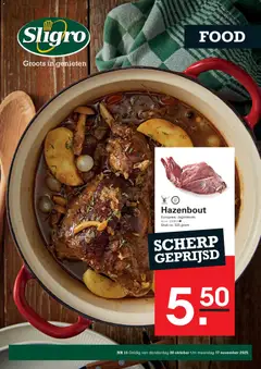 Voorbeeld van Folder van winkel Sligro geldig vanaf 30-10-2025