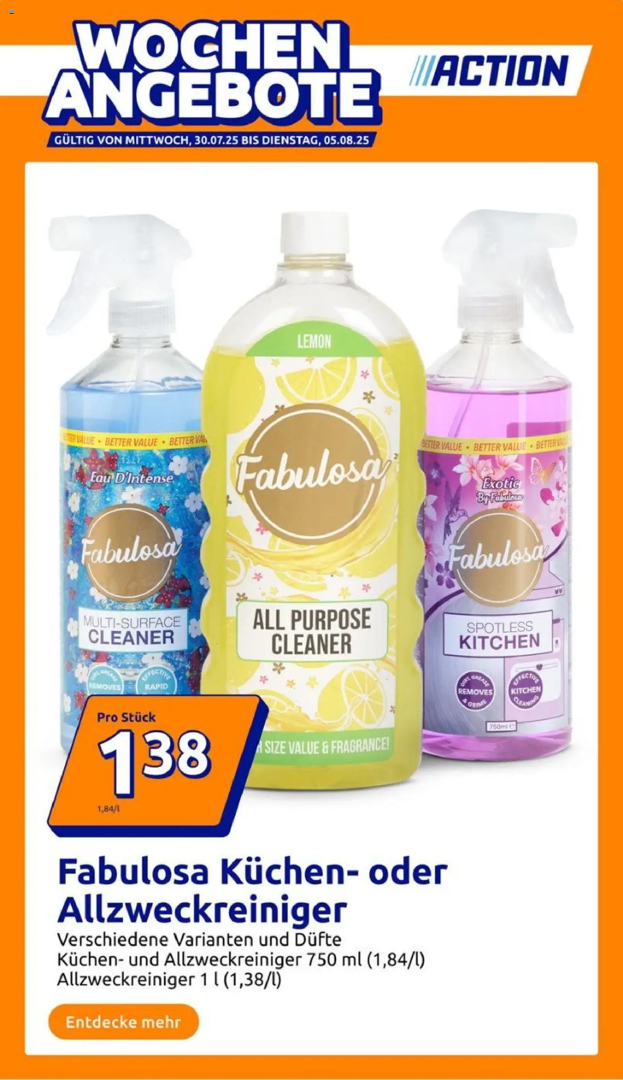 Action Prospekt ab 30.07.2025 > Angebote & Werbung