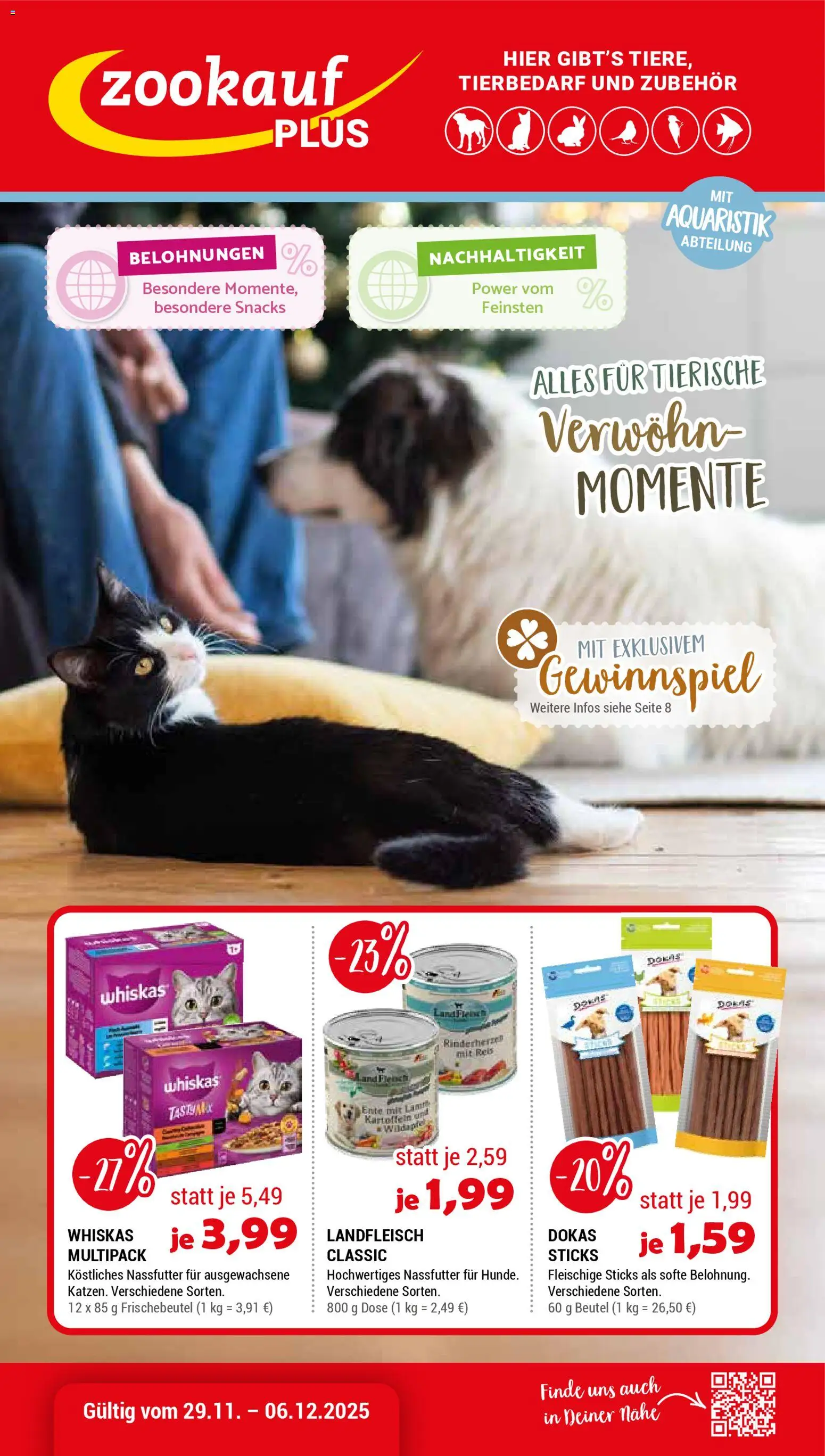 Vorschau von dem Prospekt des Geschäftes zookauf, gültig ab dem 29.11.2025