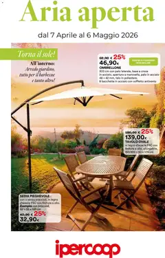 Anteprima dell'opuscolo Ipercoop volantino Aria Aperta Piemonte dal negozio Ipercoop valido da 07/04/2026