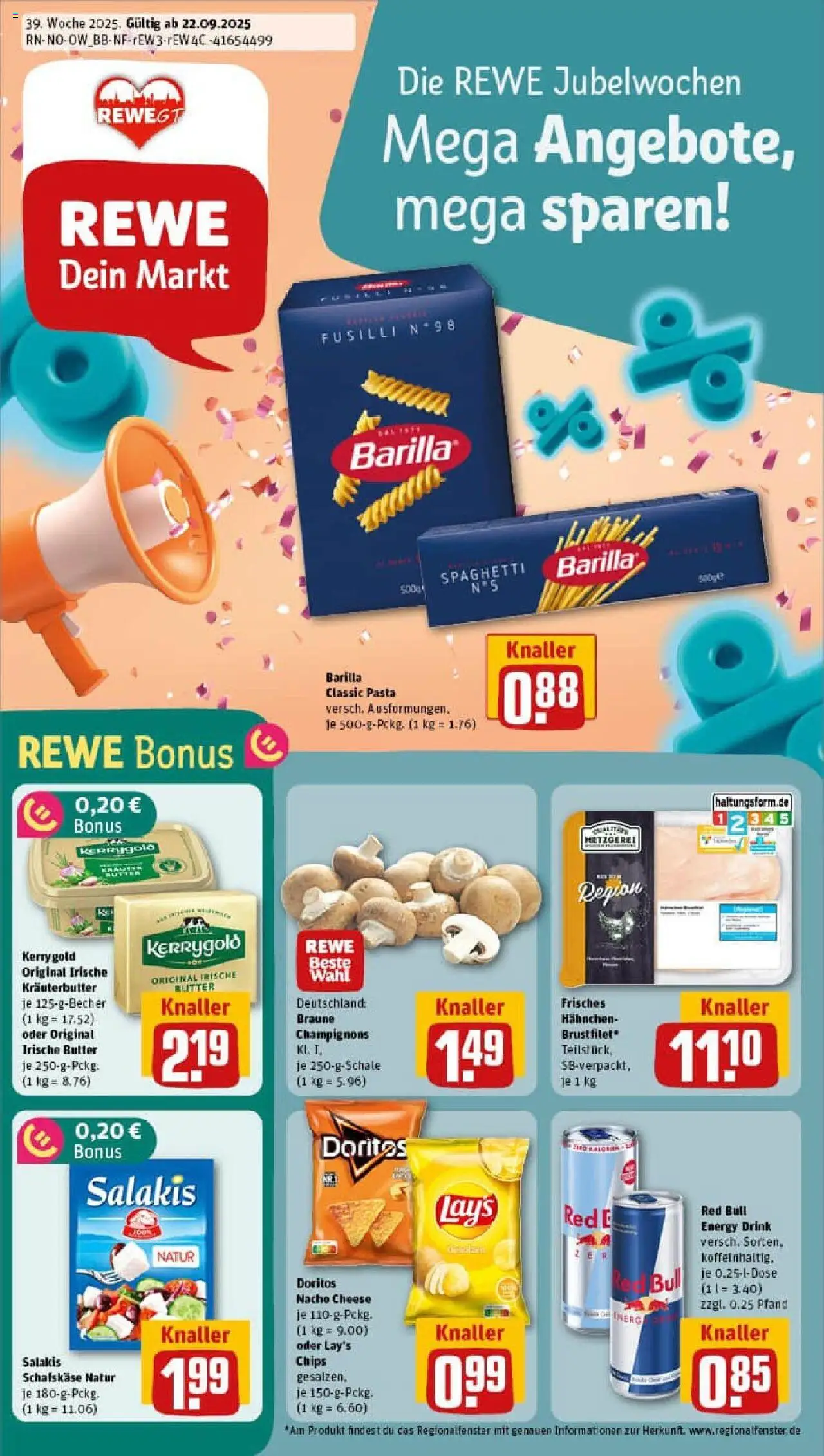 REWE Prospekt ab 21.09.2025 nächste Woche - Prospekt Gütersloh	
