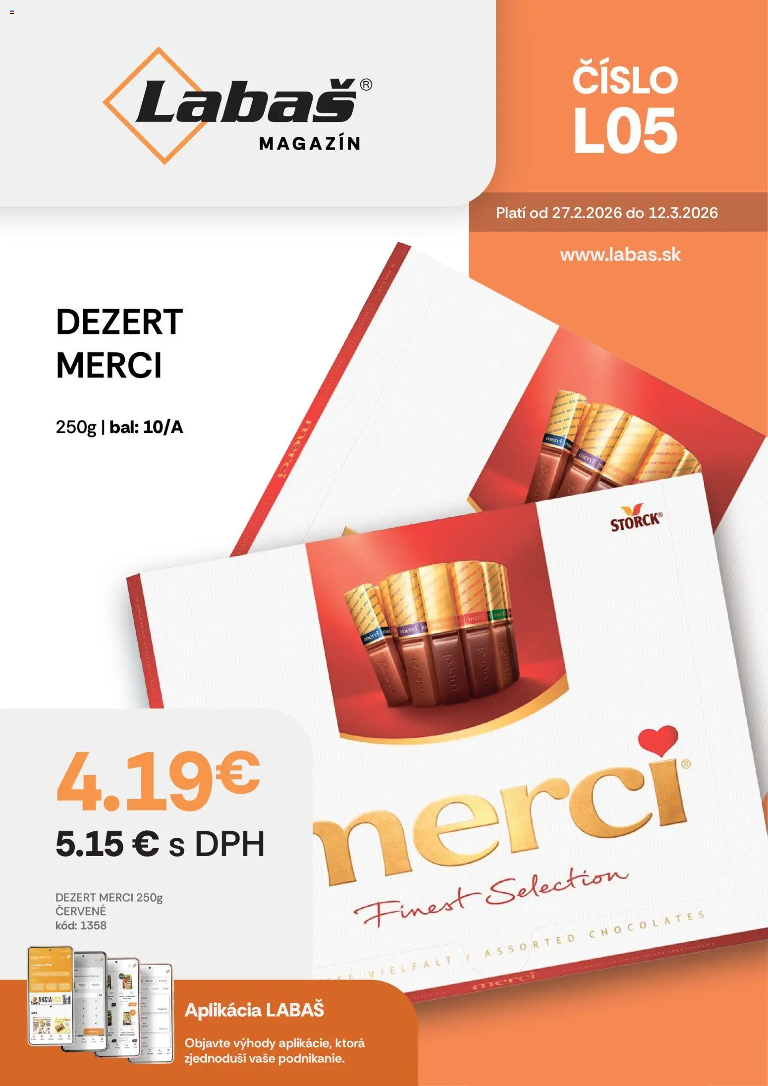 Náhľad Labaš letáku platného od 27.02.2026