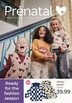 Voorbeeld van Fashion folder van winkel Prénatal geldig vanaf 08-09-2025