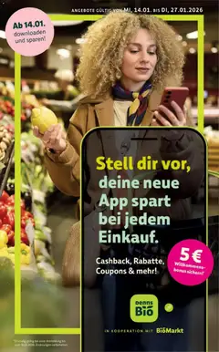 Vorschau von dem Prospekt des Geschäftes Denns BioMarkt, gültig ab dem 14.01.2026