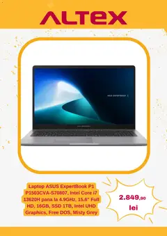 Previzualizarea de cataloage: Altex Catalog nou valabil de la 11.12.2025 | Pagina: 3