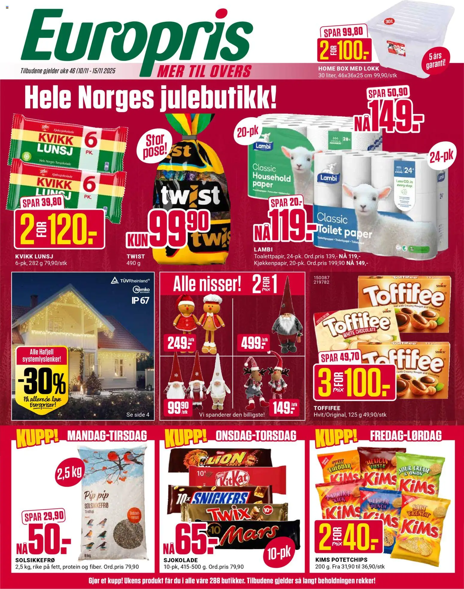 Forhåndsvis Kundeavis fra butikk Europris gyldig fra 10/11/2025