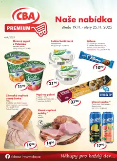 Náhled nabídky: CBA Leták - Premium platný od 19.11.2025