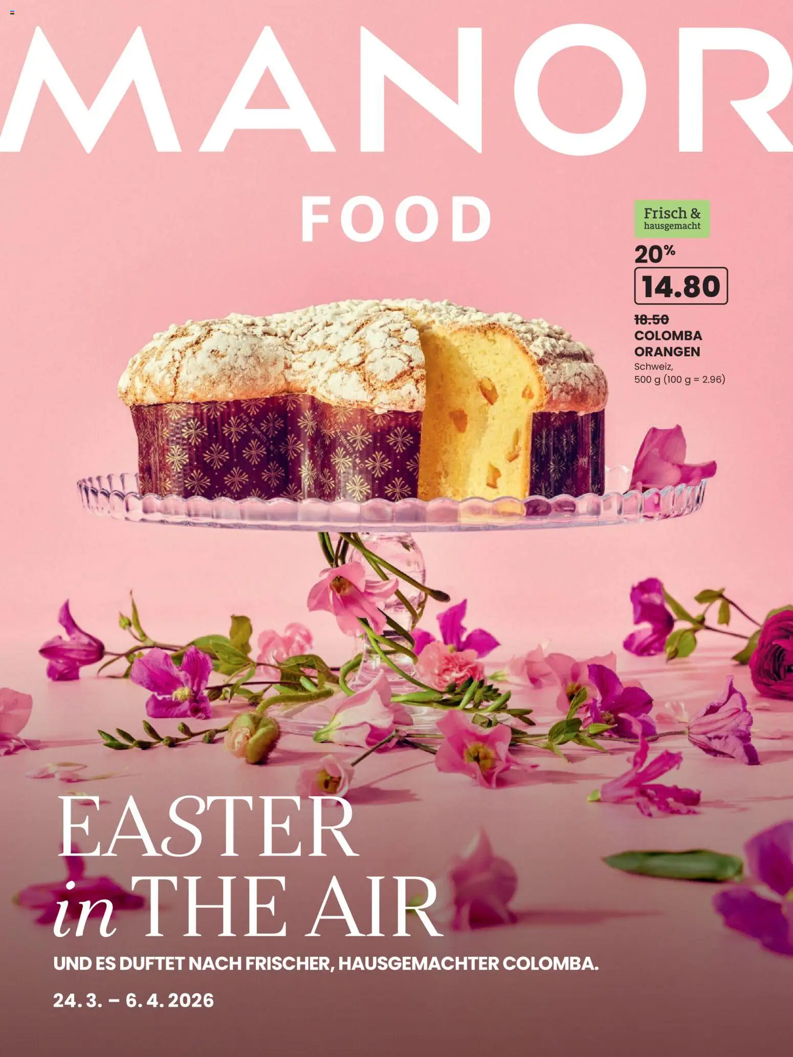 Vorschau des Merkblatts Manor aktionen Eastern vom Shop Manor gültig von 24.03.2026 bis 06.04.2026