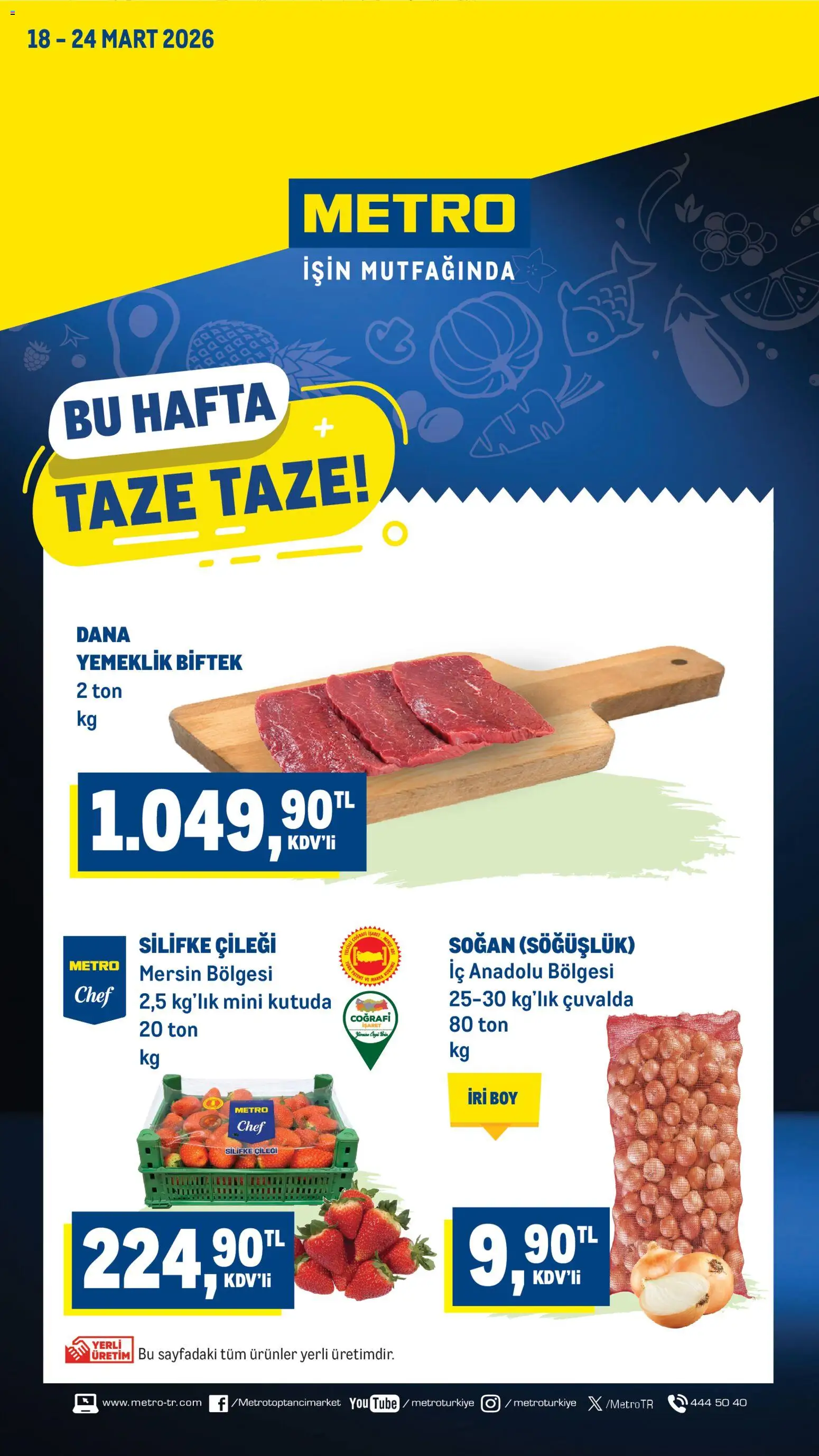 Metro Metro Katalog 18.03.2026 - Broşürünün önizlemesi