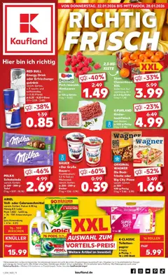 Vorschau von dem Prospekt des Geschäftes Kaufland, gültig ab dem 22.01.2026