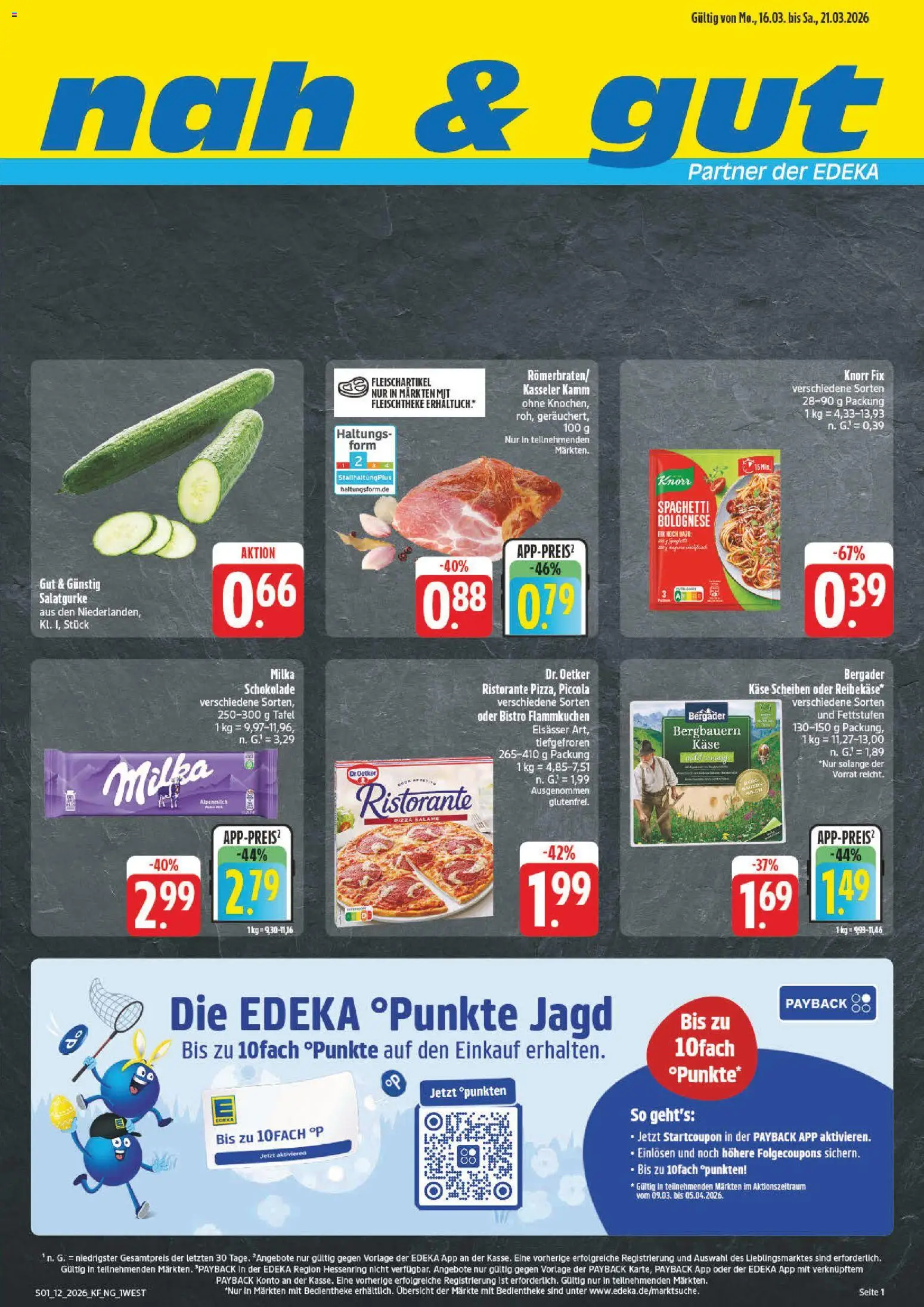 Vorschau von dem Prospekt des Geschäftes nah & gut, gültig ab dem 16.03.2026