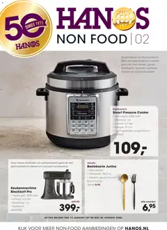 Voorbeeld van Non food folder van winkel Hanos geldig vanaf 12-01-2026