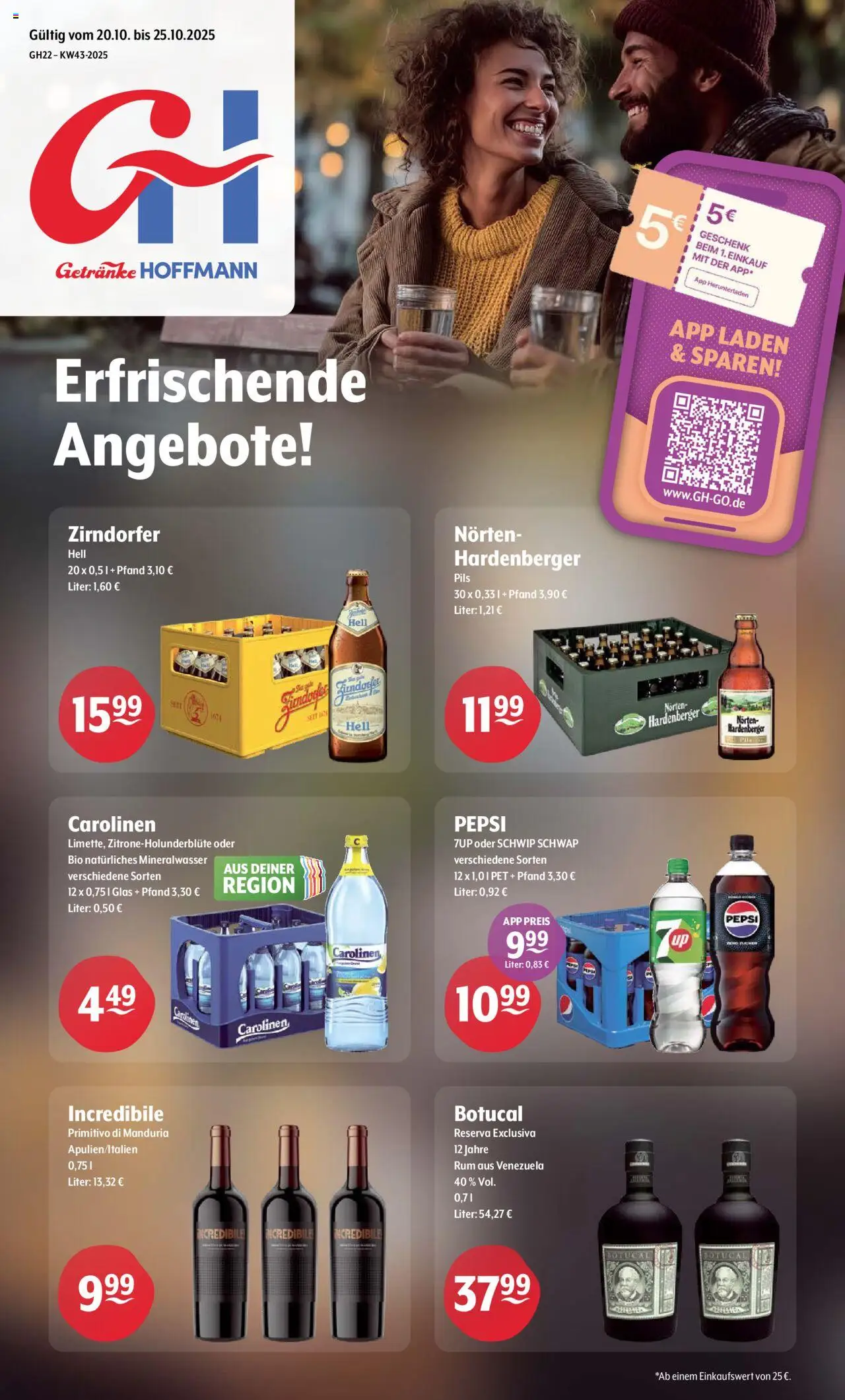 Getränke Hoffmann Nordrhein - Westfalen (vom 20.10.2025 - 25.10.2025)