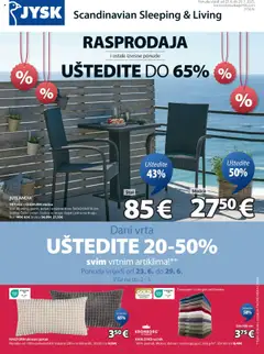 Pregled letka Katalog trgovine JYSK vrijedi od 30.06.2025