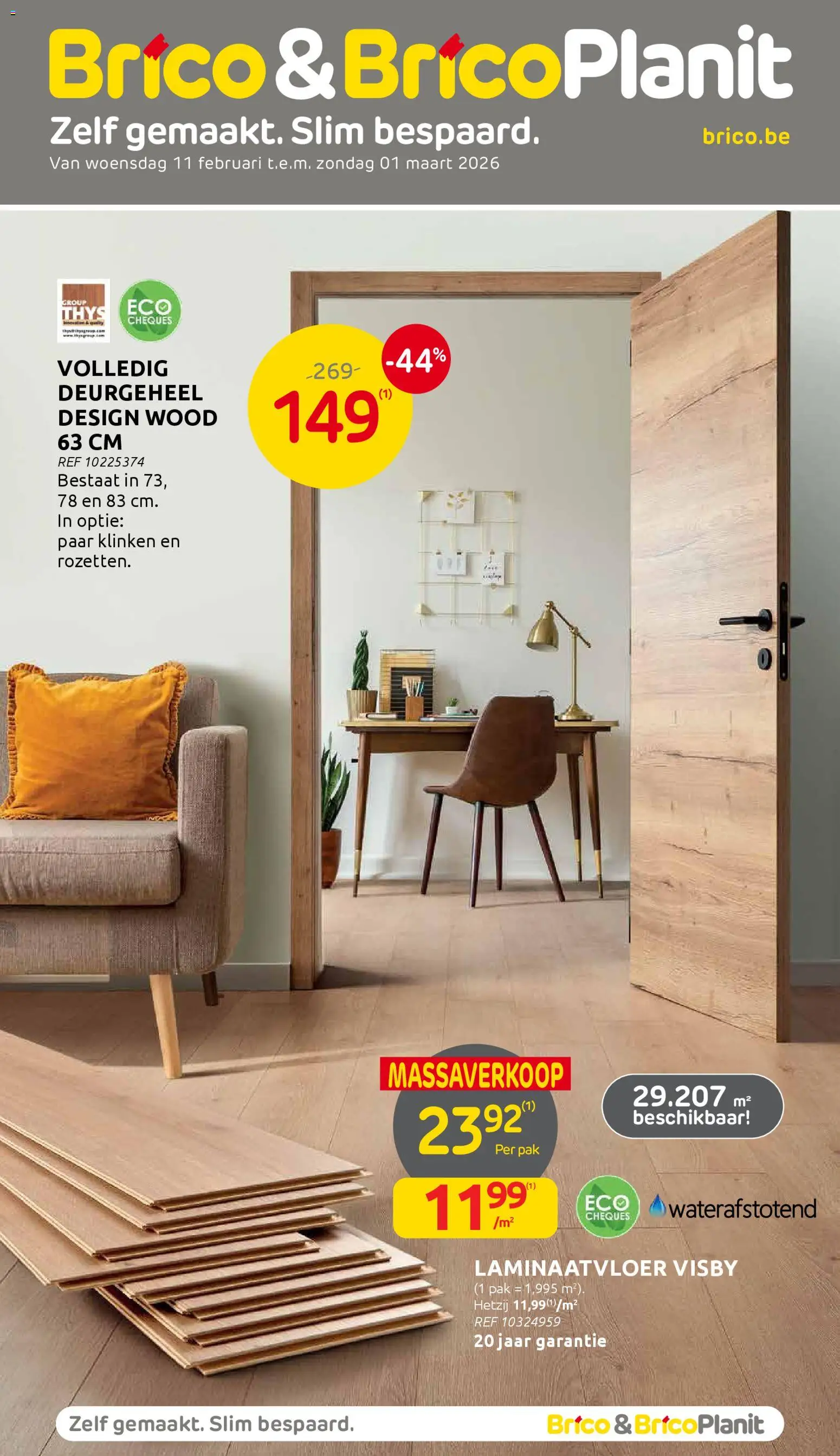 Voorbeeld van Folder van winkel Brico Plan-it geldig vanaf 11/02/2026