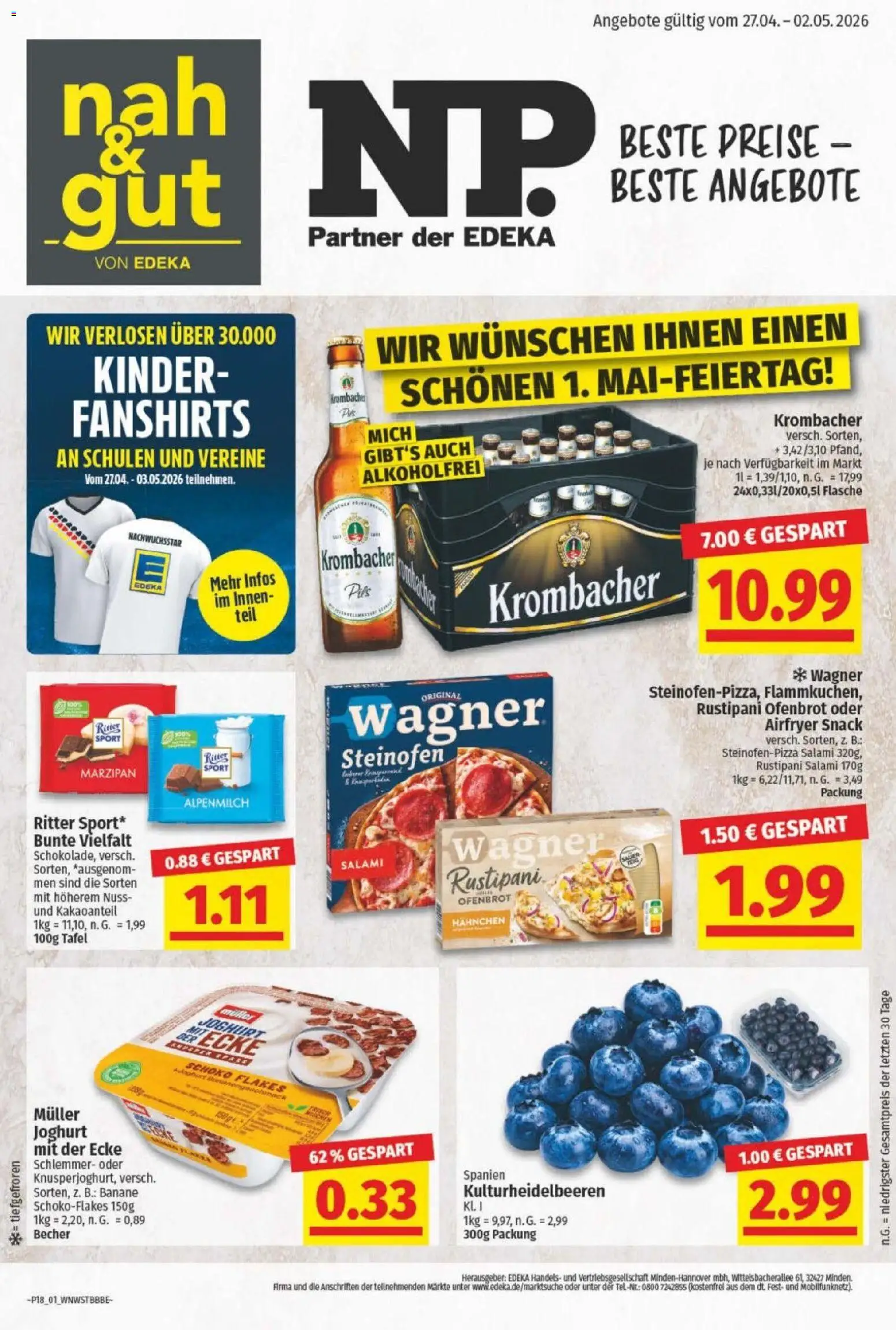 Vorschau von dem Prospekt des Geschäftes NP Discount, gültig ab dem 27.04.2026