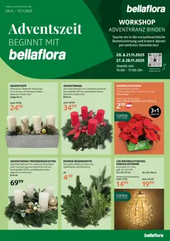 Vorschau der Angebote: bellaflora Flugblatt gültig ab 06.11.2025