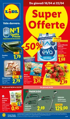 Anteprima dell'opuscolo Lidl volantino dal negozio Lidl valido da 16/04/2026