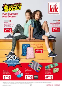 Náhľad Kik letáku platného od 11.08.2025