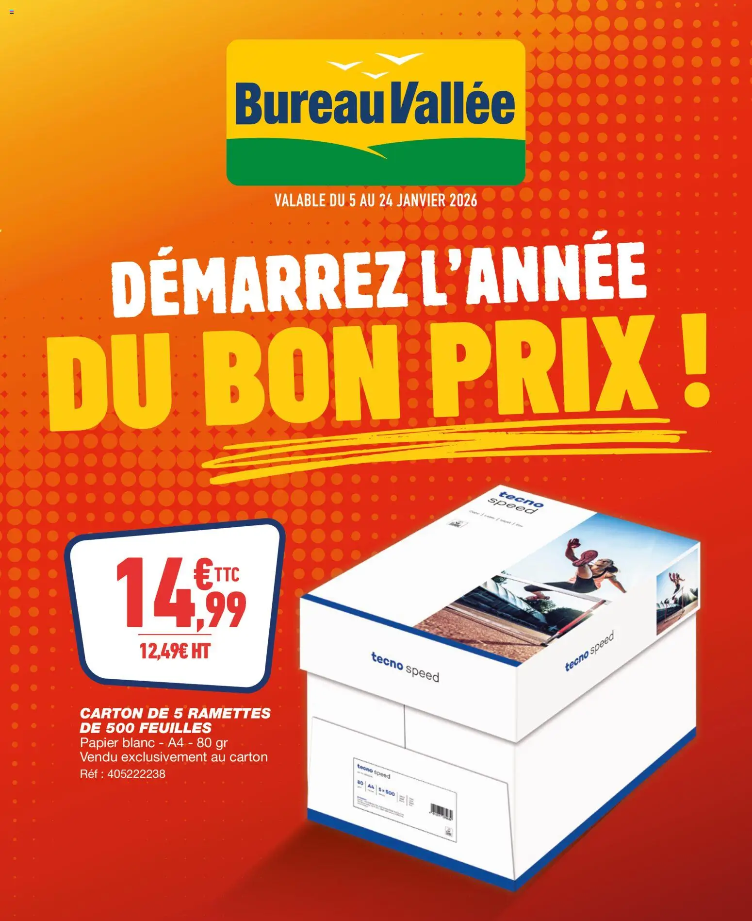 Prévisualisation de Catalogue du magasin Bureau Vallée formulaire valide 05/01/2026 - Bureau, Papier blanc