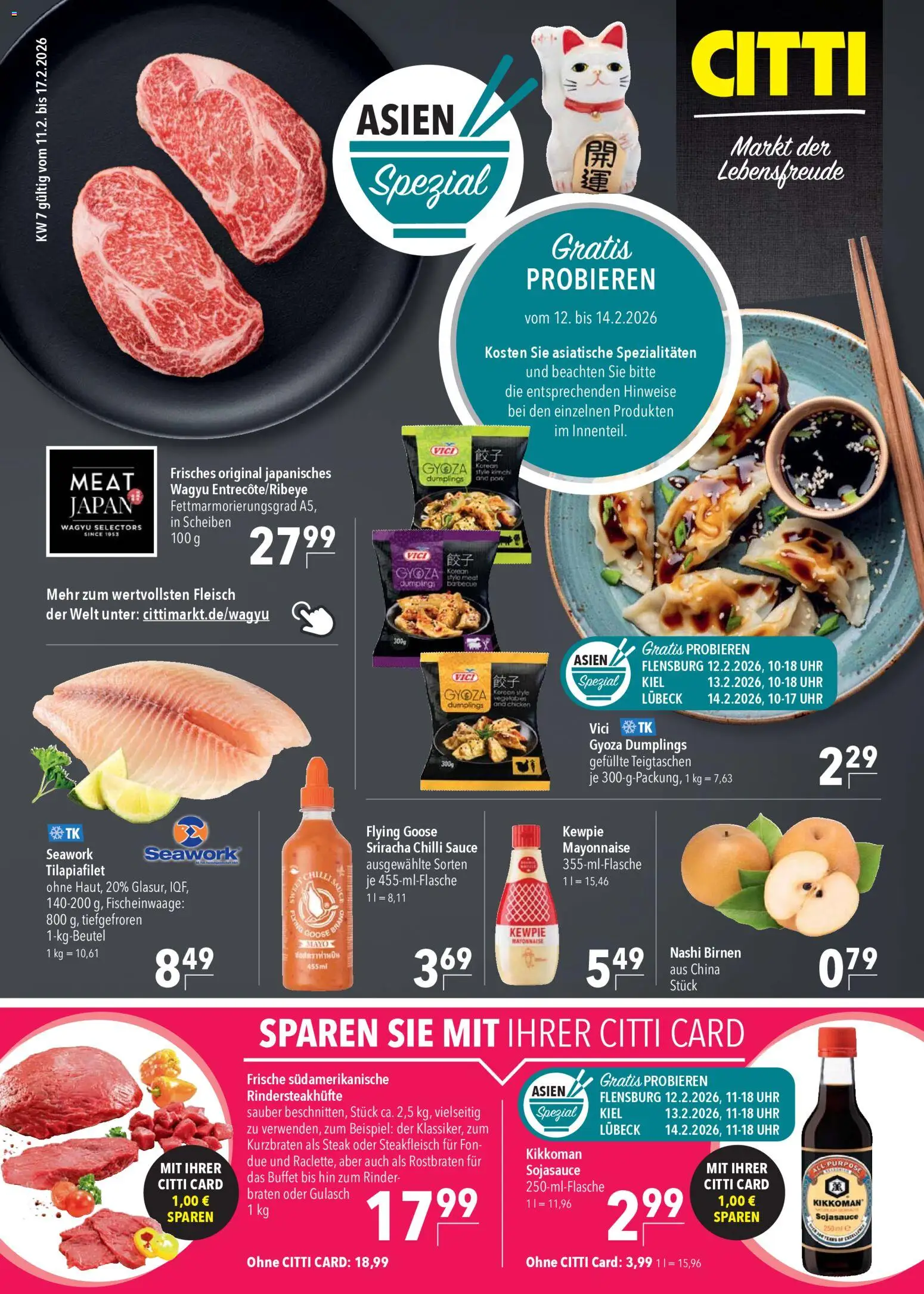 Vorschau von dem Prospekt des Geschäftes CITTI Markt, gültig ab dem 11.02.2026