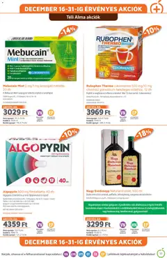 Alma Gyógyszertárak - Akciós újság Alma Gyógyszertárak megtekintése, amely érvényes 2025.12.01.-től | Oldal: 11