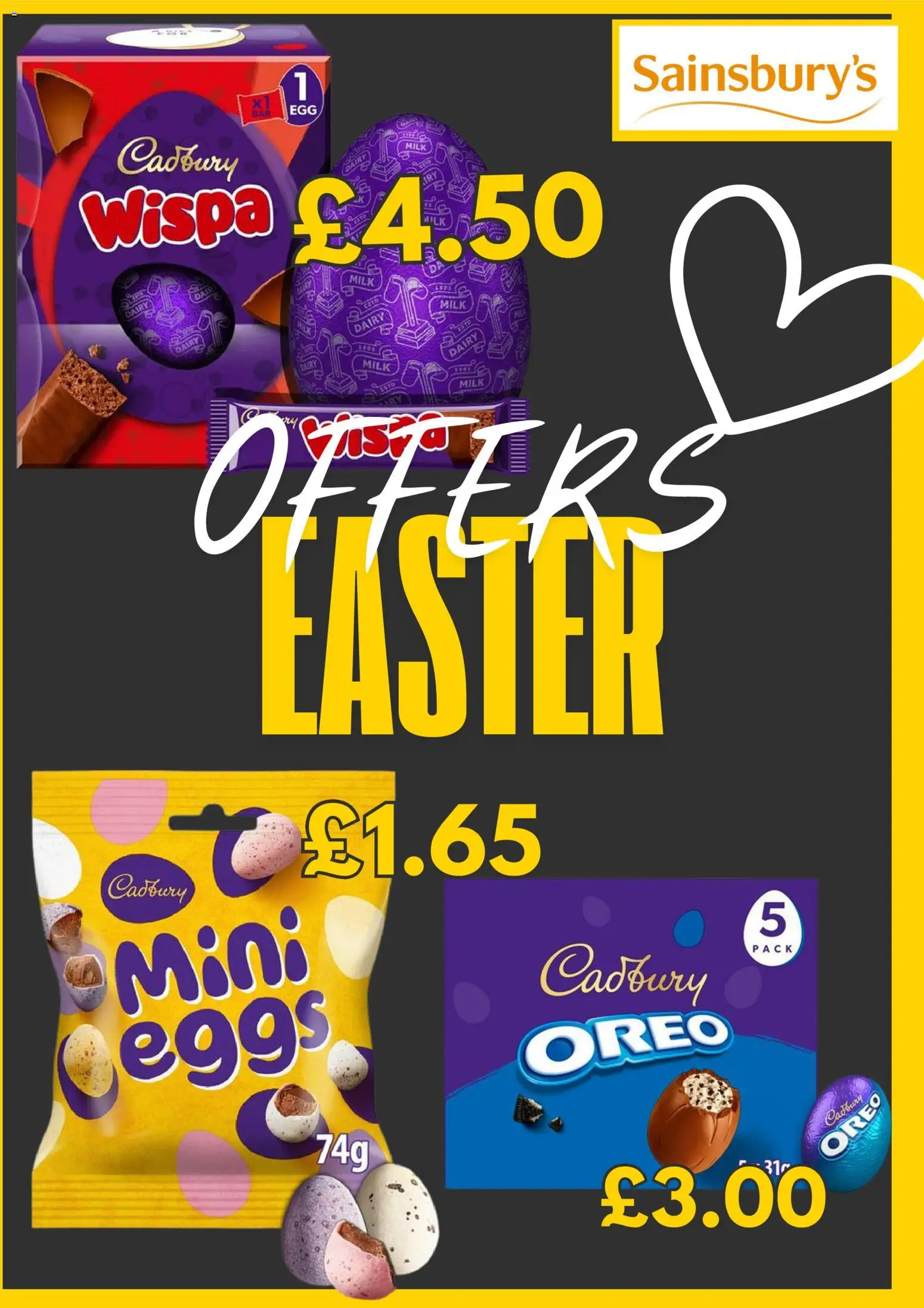Preview of Sainsbury's Sainsbury's - Weekly offers valid from 10/03/2026 - Eggs, Milk, Oreo