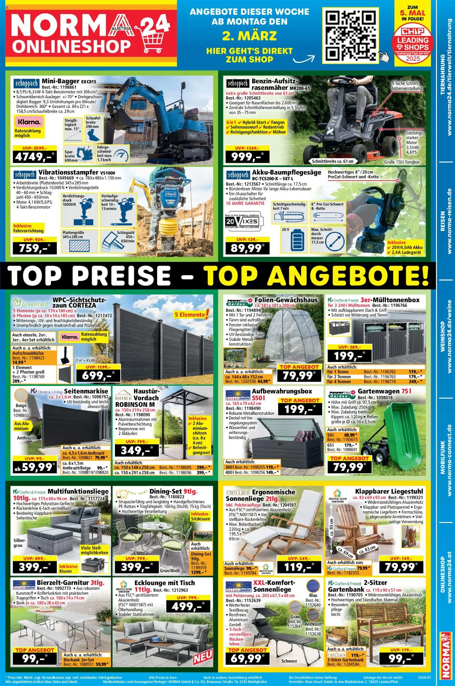 Vorschau der Angebote: Norma Online shop gültig ab 02.03.2026