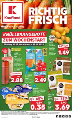 Vorschau von dem Prospekt des Geschäftes Kaufland, gültig ab dem 14.09.2025