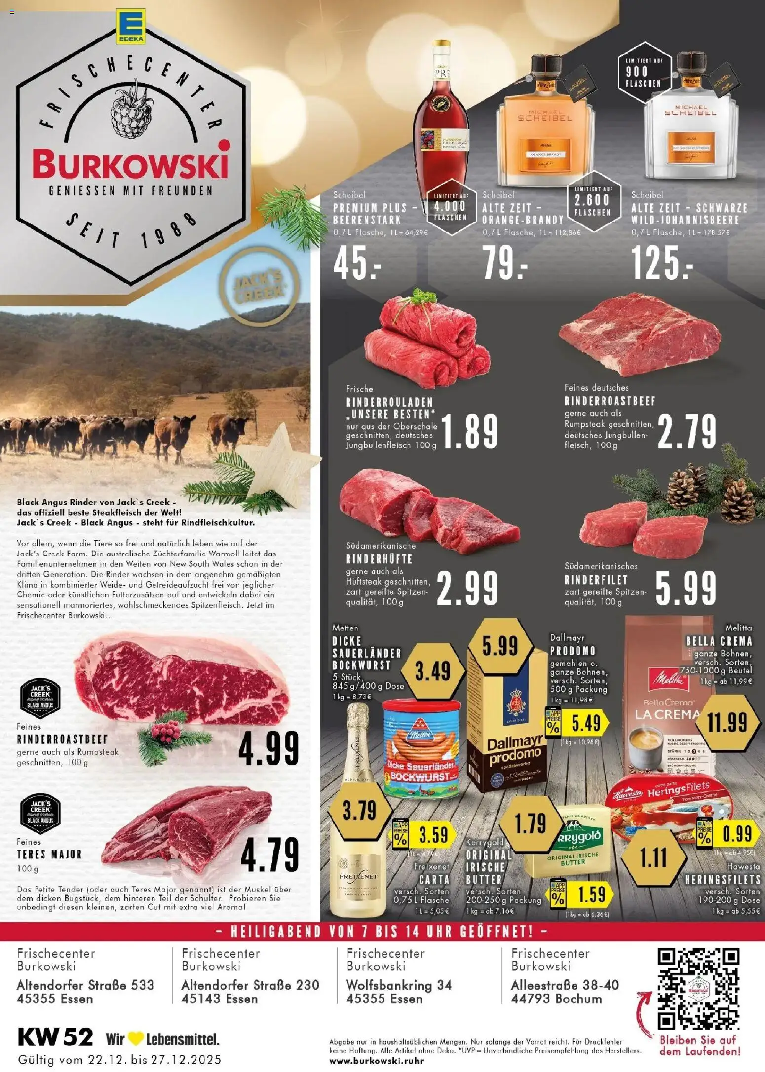 Vorschau von dem Prospekt des Geschäftes Edeka, gültig ab dem 22.12.2025