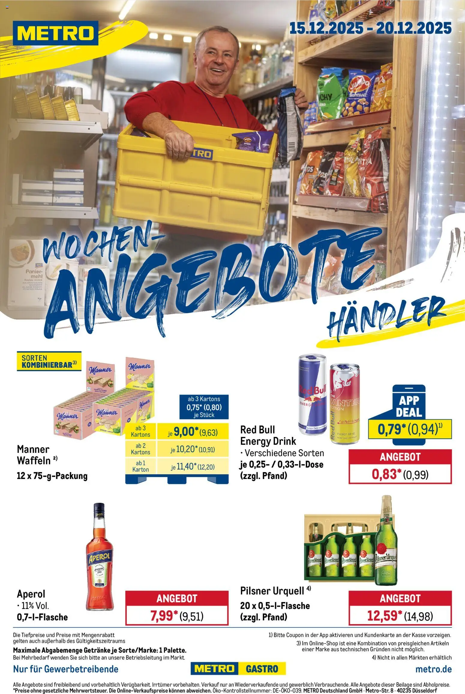 Vorschau von dem Prospekt des Geschäftes Metro, gültig ab dem 15.12.2025