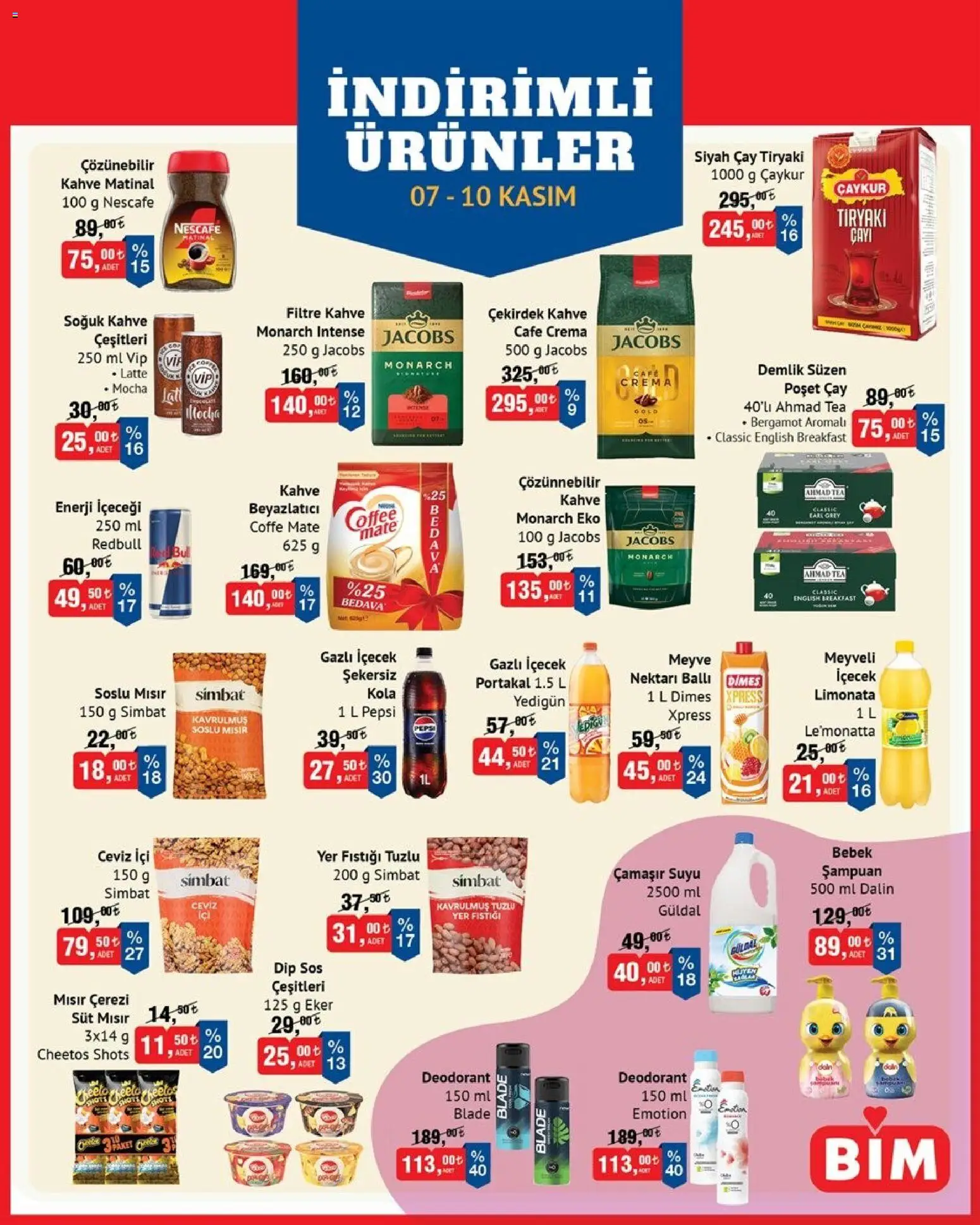 BİM İndirimli Ürünler 07.11.2025 - Broşürünün önizlemesi