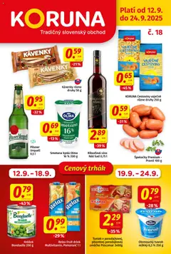 Náhľad Koruna letáku platného od 12.09.2025