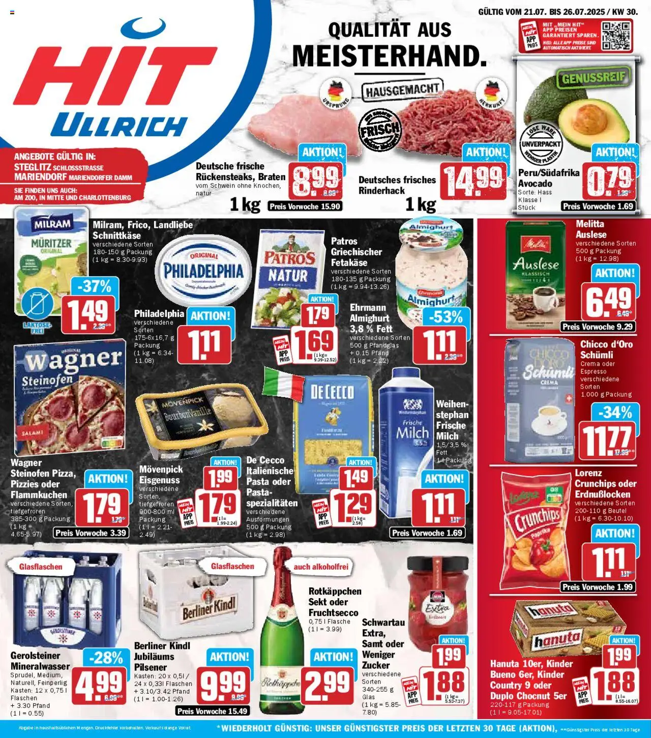 HIT Prospekt ab 21.07.2025 nächste Woche > Prospekt