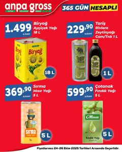 Anpa Gross Hafta Sonu Fırsatları 24.10.2025 - Broşürünün önizlemesi