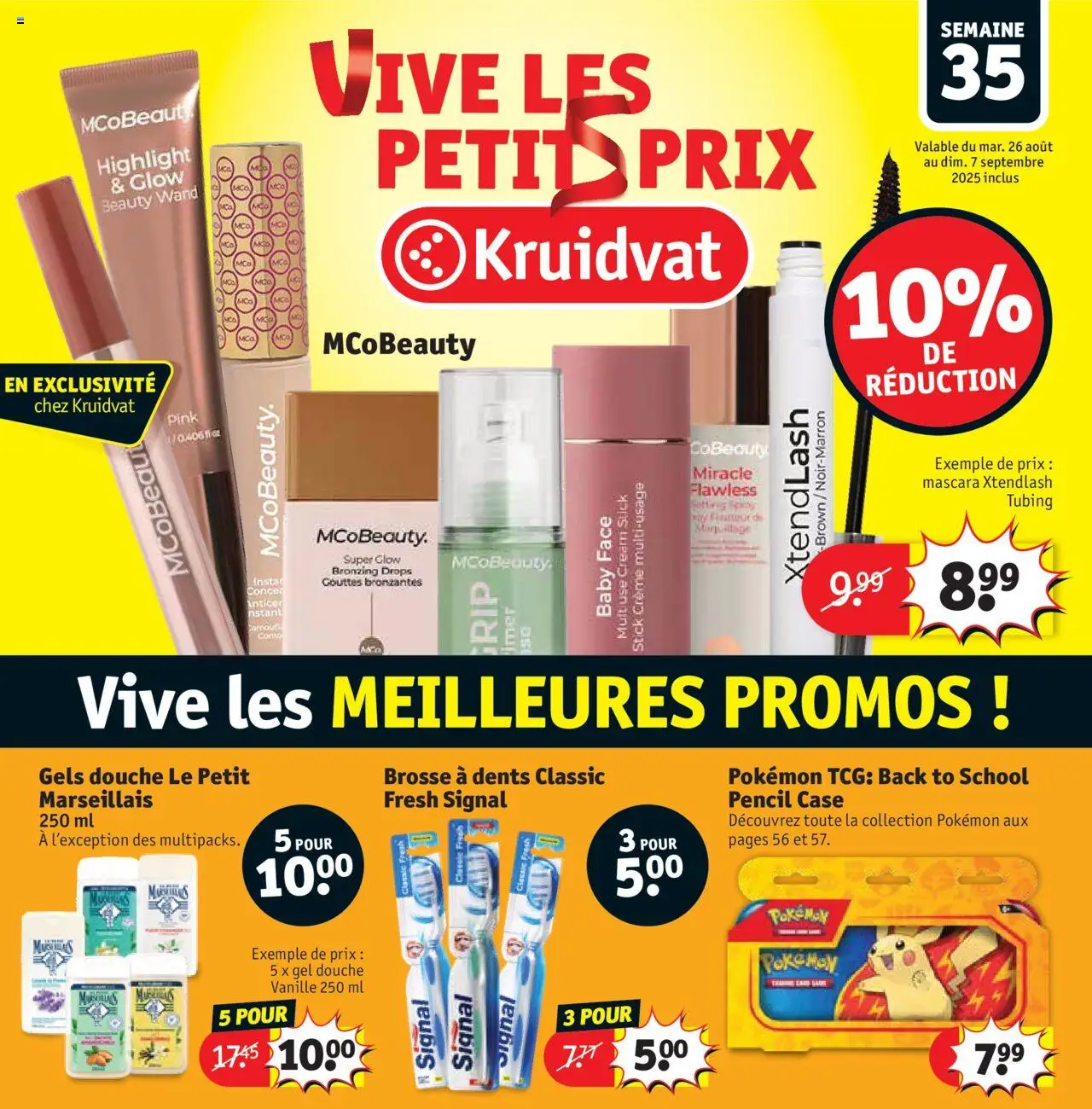 Kruidvat shop Folder de la semaine 35 geldig vanaf 26/08/2025 - Paginanummer 1